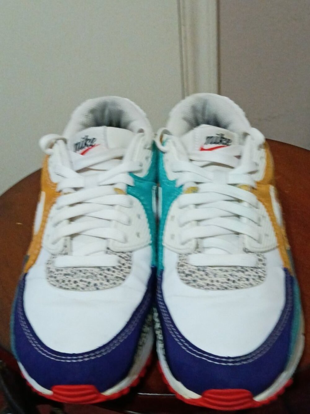 Nike Air Max 90 Animal White Safari Mix DH5075-100 | Women's Size 9 - Picture 4 of 14